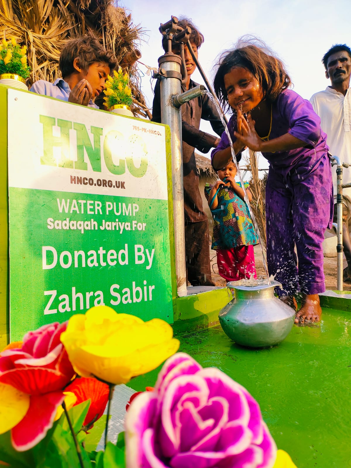 Water pump installation